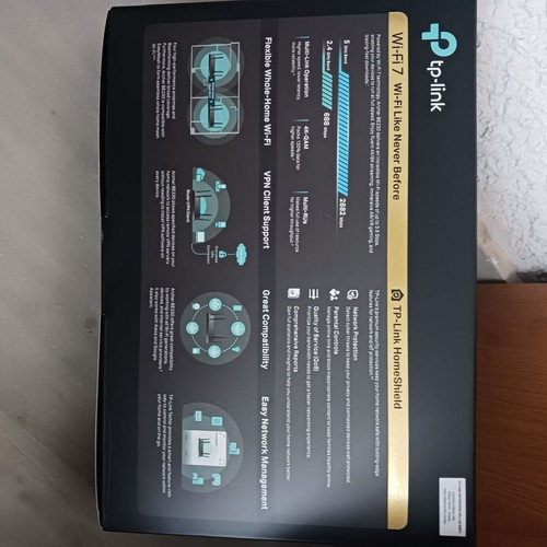 TP-LINK BE 3600 Wi-Fi7 router like new
