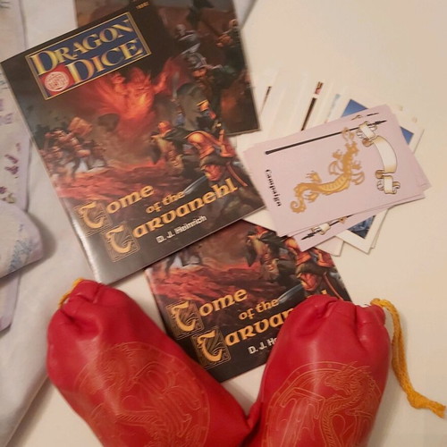 Dragon Dice TSR dice game like new, 1995, about 100 dice