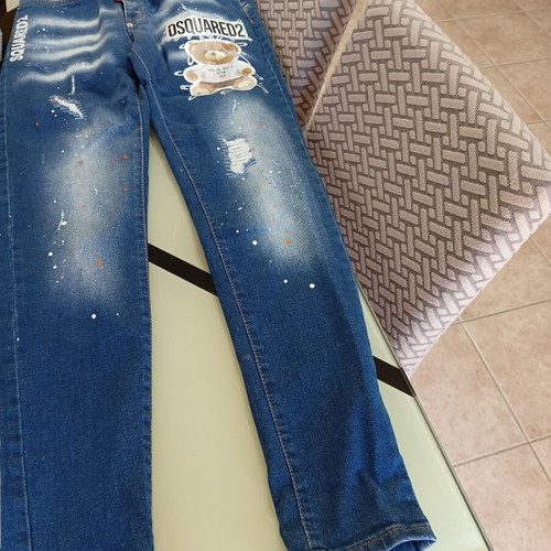Dsquared2 Jeans size 50 XL like new, blue with rips