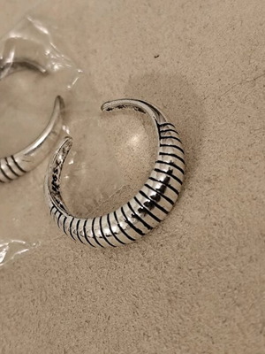 Two rings new with beautiful design made of stainless steel