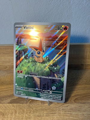 Victini jumbo card black bolt και white flare μεταχειρισμένη