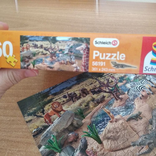 Wild Animals Puzzle 60 pieces used