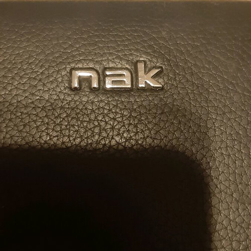 Nak leather wallet-bag like new, black