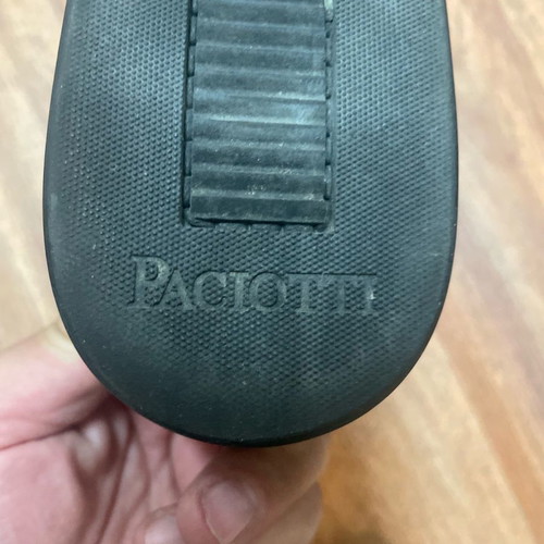 Men's leather shoes moccasins used, size 43, Cesare Paciotti, black