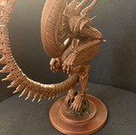 Xenomorph Alien 3D Printed Collectible Statue new, metallic finish