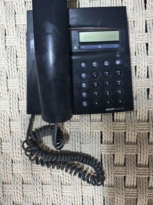Ascom Eurit 22 landline phone like new, black, wired