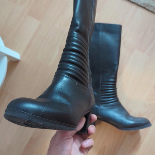 Peter Kozina leather boots size 37 like new, dark brown