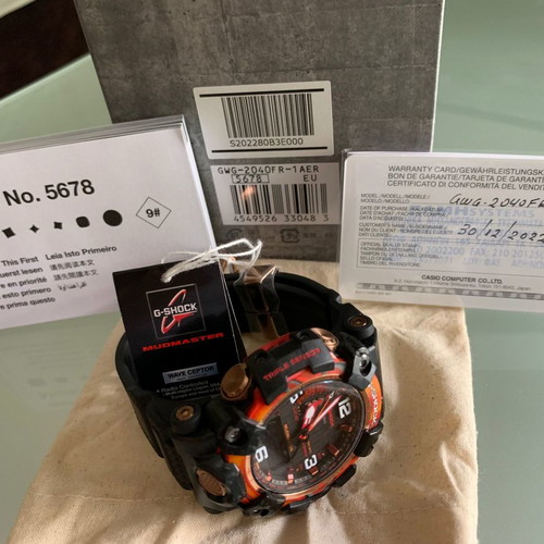 Casio G-SHOCK Mudmaster Flare Red 40th Anniversary GWG-2040FR-1AER New