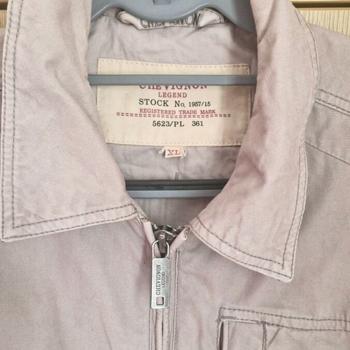 Chevignon men's beige jacket, size XL fitting like L