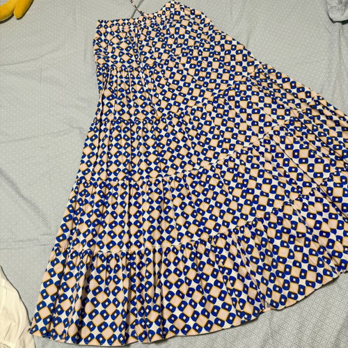 Zara maxi skirt with geometric pattern, like new, size XS