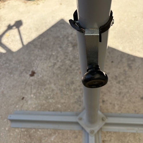 IKEA garden umbrella corner 3x3 meters like new with base