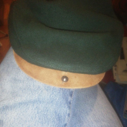 Sterling Edition Tragiaska hat large, beige and green, made in USA