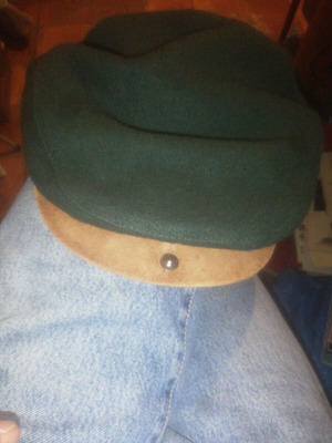Sterling Edition Tragiaska hat large, beige and green, made in USA