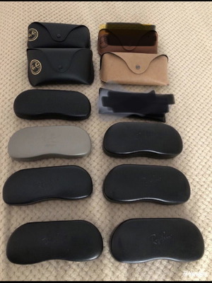 RayBan θήκες καινούργιες για γυαλιά ηλίου και οράσεως πολύχρωμες