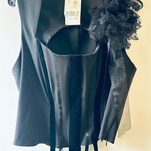Morgan de Toi Archive Corset Top Black like new with Lace and Velvet