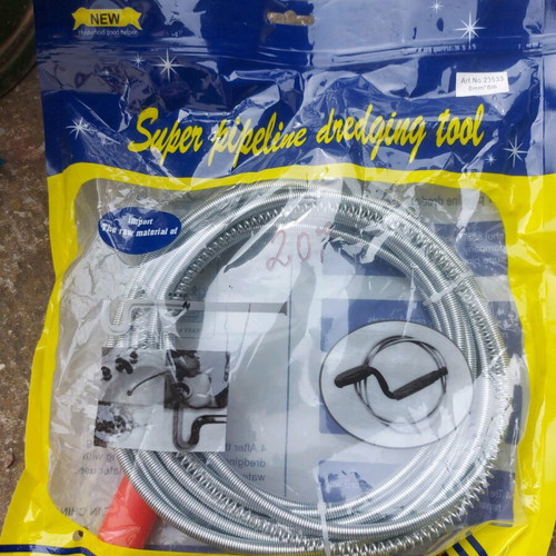 Pipe cleaning spiral new, 8mm x 8 meters