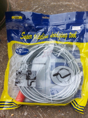 Pipe cleaning spiral new, 8mm x 8 meters
