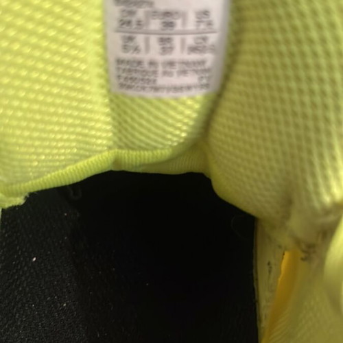 Asics running shoes size 39 used, yellow
