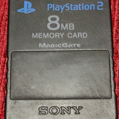 Sony Playstation 2 accessories used, charger, memory card, cable