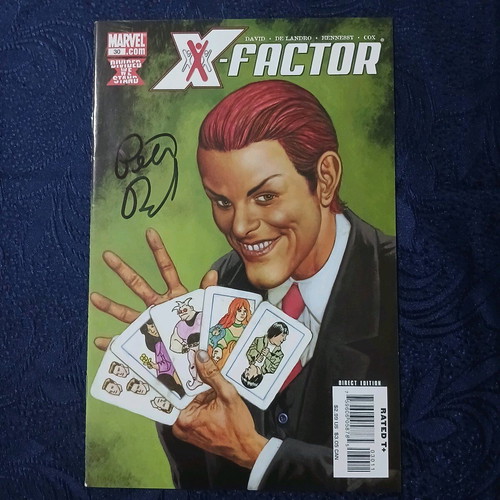X-Factor #30 like new with Peter David signature