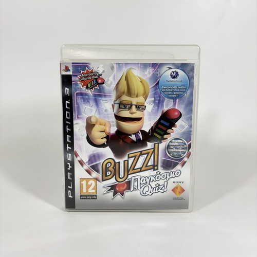 Buzz! World Quiz for PlayStation 3 used with two controllers and receiver