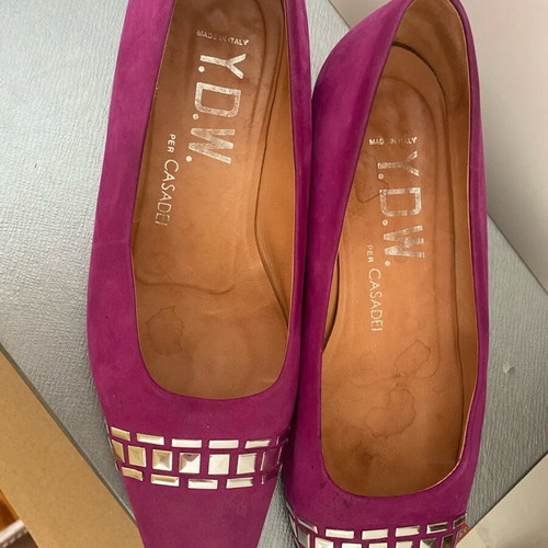 Casadei ballerina shoes used, pink, size 37