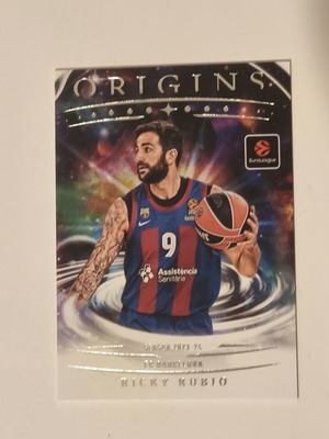 Ricky Rubio 2025-26 Panini Euroleague Origins sticker FC Barcelona