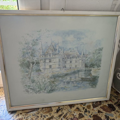 White frame 42.5x36cm like new