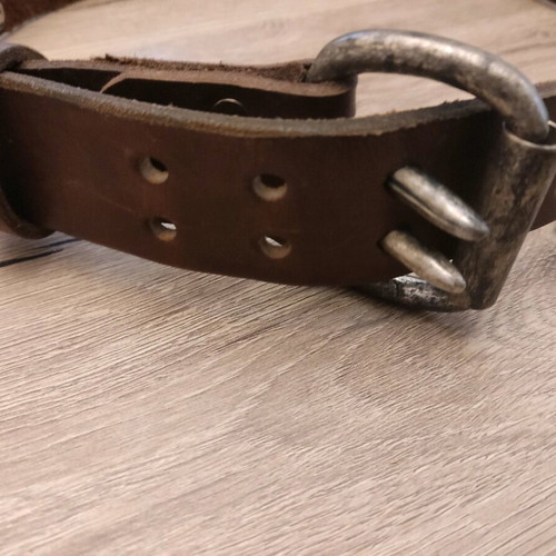Leather belts new, pack of 3, brown, size 85