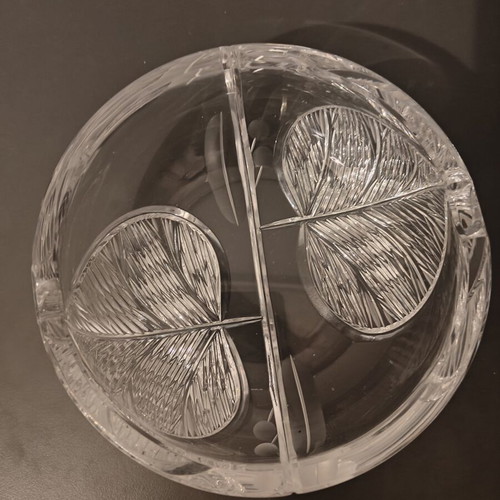 Crystal vintage ashtray like new