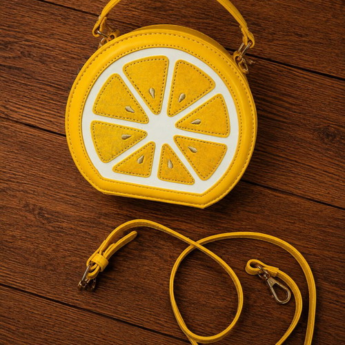 Lemon Leather Summer women's bag new with gift