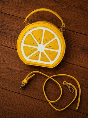 Lemon Leather Summer women's bag new with gift