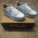 Fila sneakers new natural leather, suede and fabric, size 41