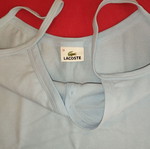 Vintage Lacoste tank top like new, turquoise, size 38