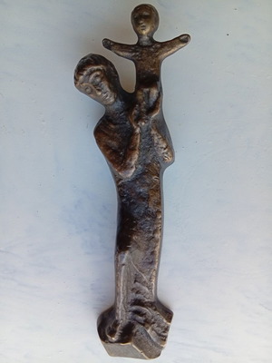 Bronze sculpture 17.5 cm used