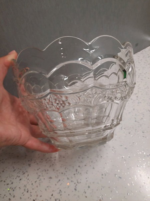 Vintage bowl used with embossed design