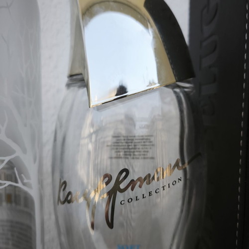 Set of 5 premium empty vodka bottles like new