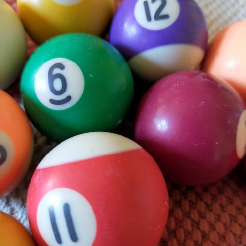Mini ball collection used