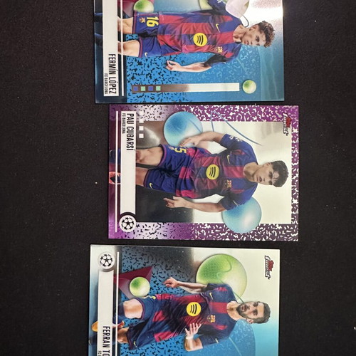 2025/2026 Topps Finest Barcelona Edition trading cards new