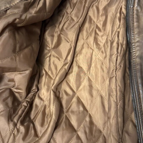 Attrattivo leather jacket brown size L like new