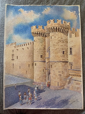 Watercolor painting new 56x76