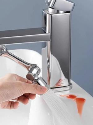 Duotap Rotating Faucet Adapter Plastic 360° Spray Extension