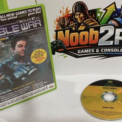 Deus Ex Invisible War Xbox demo disc used, Official Xbox Magazine