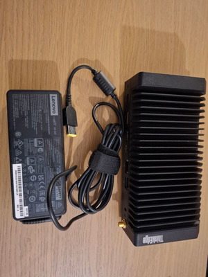 Lenovo ThinkEdge SE30 used fanless industrial PC with Intel i5, 16GB RAM, 2x NVMe SSD