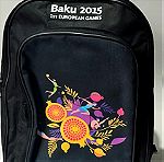  Baku Azerbaijan 2015 European games τσάντα πλάτης promo