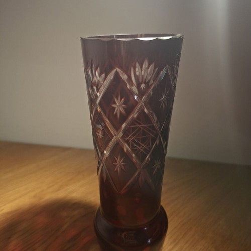 Decorative red vase like new