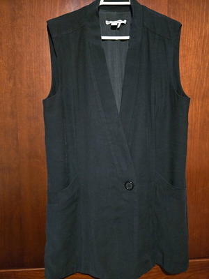 Attrattivo long vest size L used, black