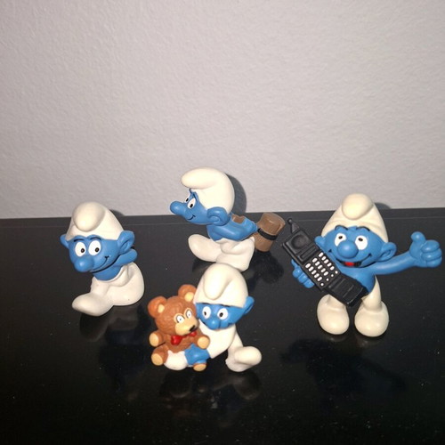 Smurfs collectible figures like new