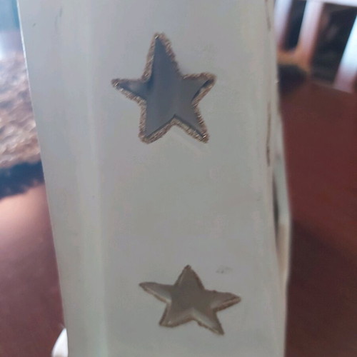Ceramic Christmas decoration used with Santa Claus