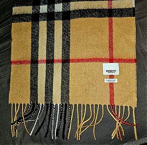 Burberry scarf κασκόλ από 100% Κασμίρ